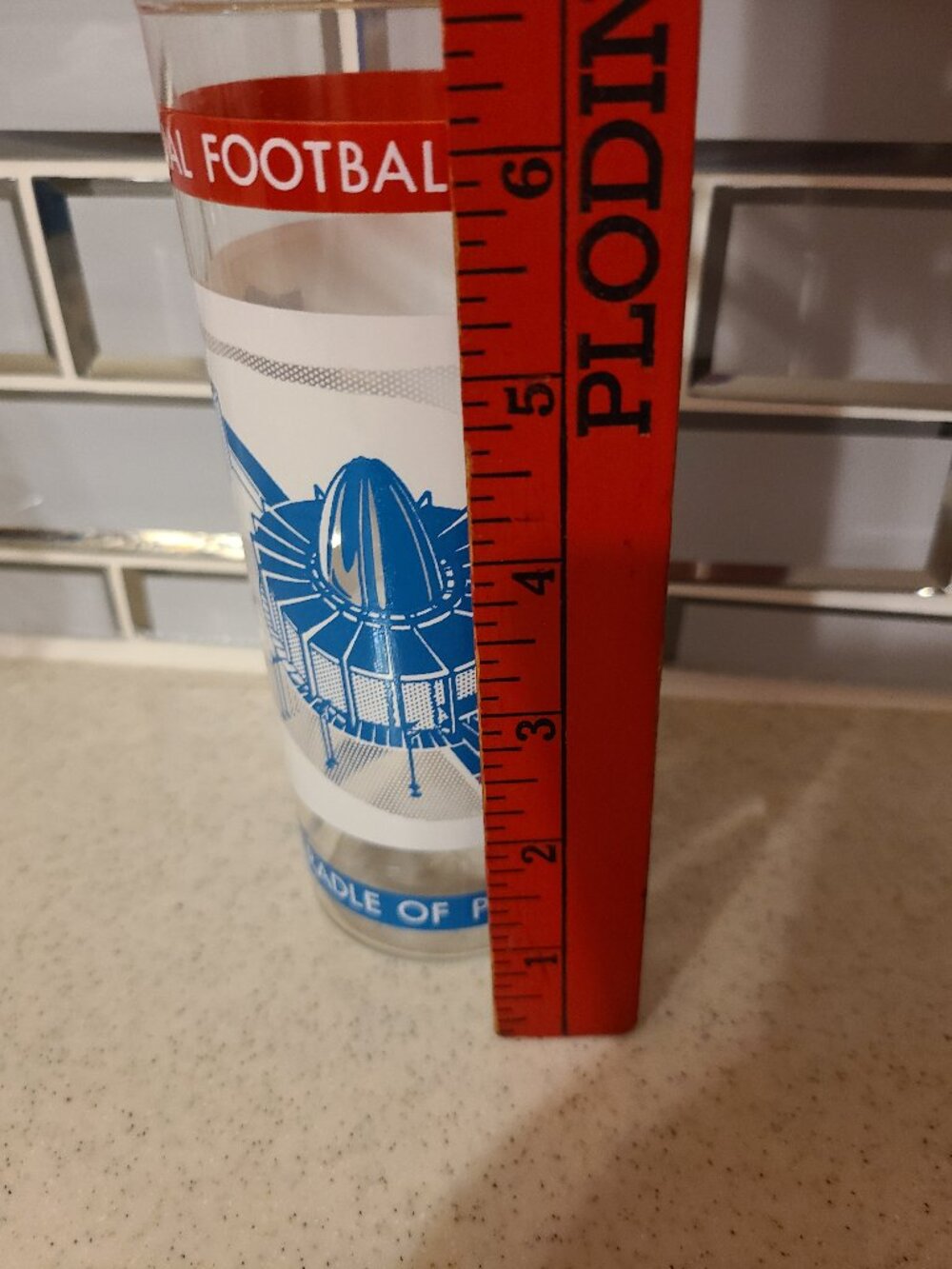 football Glass For Sale Today Collectible - Picture 3 of 7